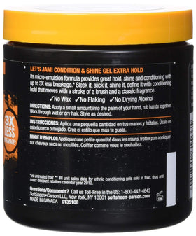 SoftSheen Let's Jam Extra Hold Gel packaging side view