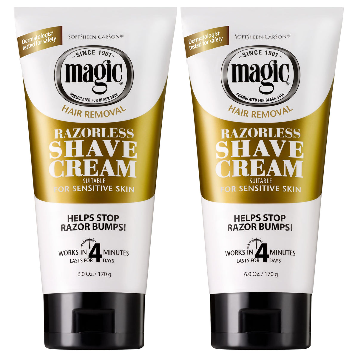 SoftSheen Magic Razorless Shaving Cream front view 380g
