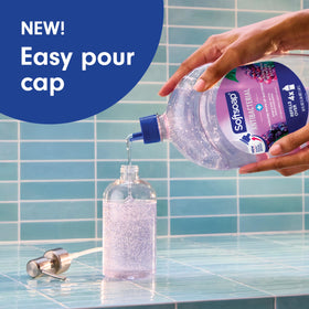 Softsoap Antibacterial Liquid Hand Soap 50 fl oz back label showing ingredients