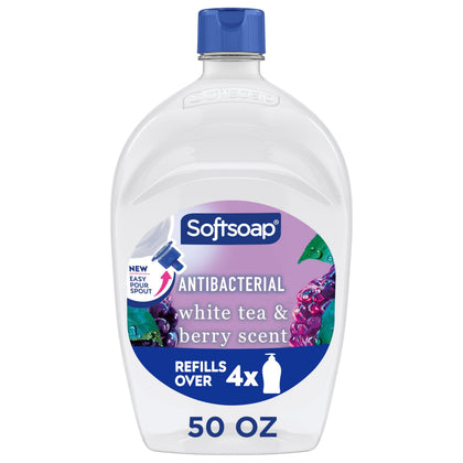 Softsoap Antibacterial Liquid Hand Soap 50 fl oz refill bottle front view