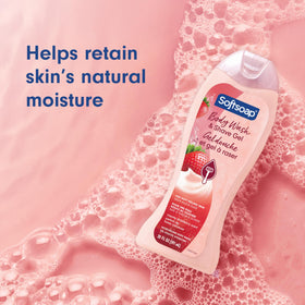 Softsoap Body Wash and Shave Gel packaging details