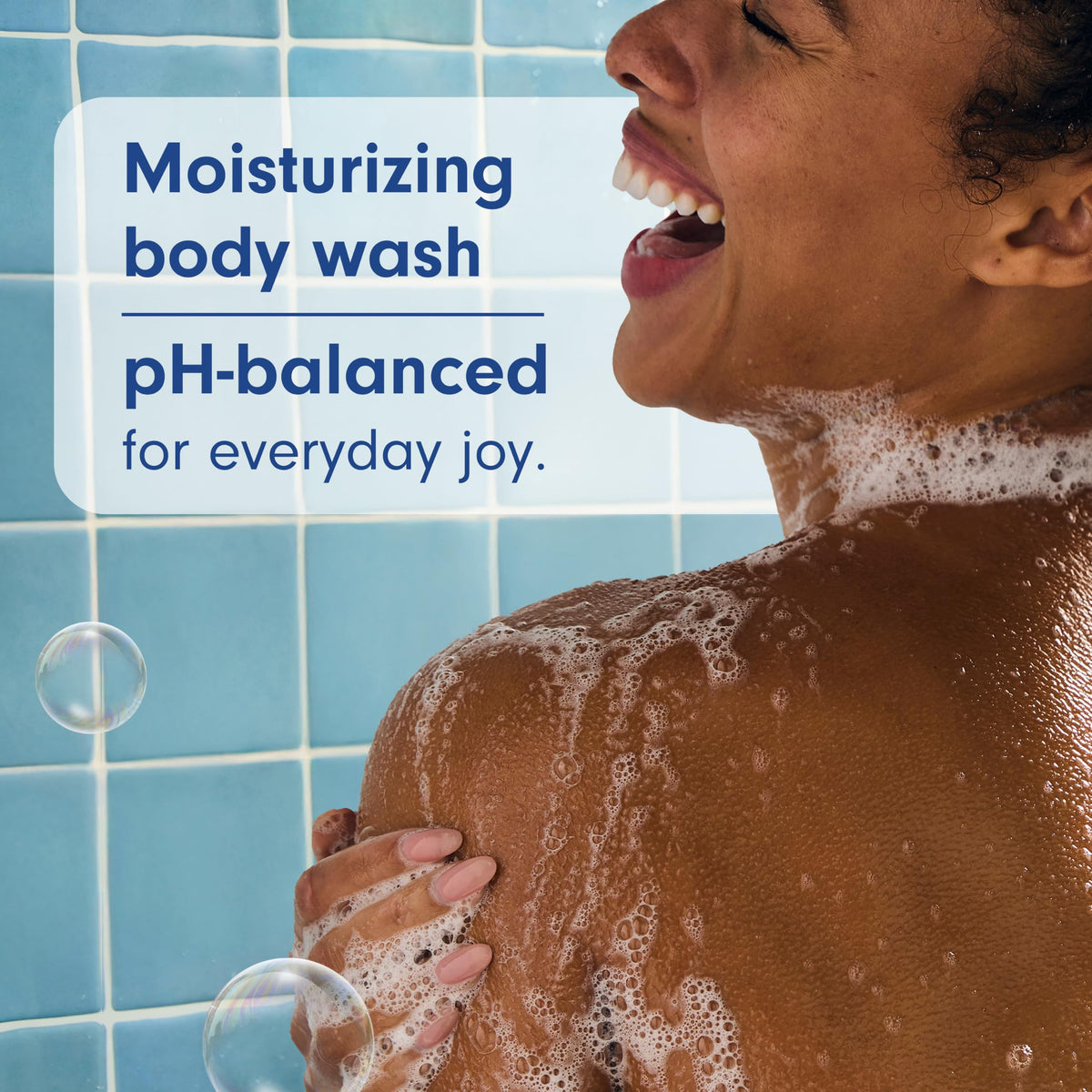 Softsoap body wash texture on hand