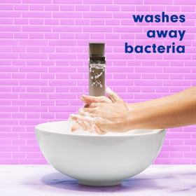 Softsoap Lavender and Shea Liquid Hand Soap pump close-up