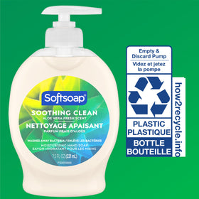 Softsoap Liquid Hand Soap Aloe Vera 7.5 Fl Oz packaging