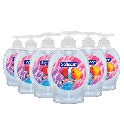 Softsoap Liquid Hand Soap Aquarium Series front view with fresh scent