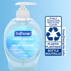 Softsoap Liquid Hand Soap Fresh Breeze with hands washing