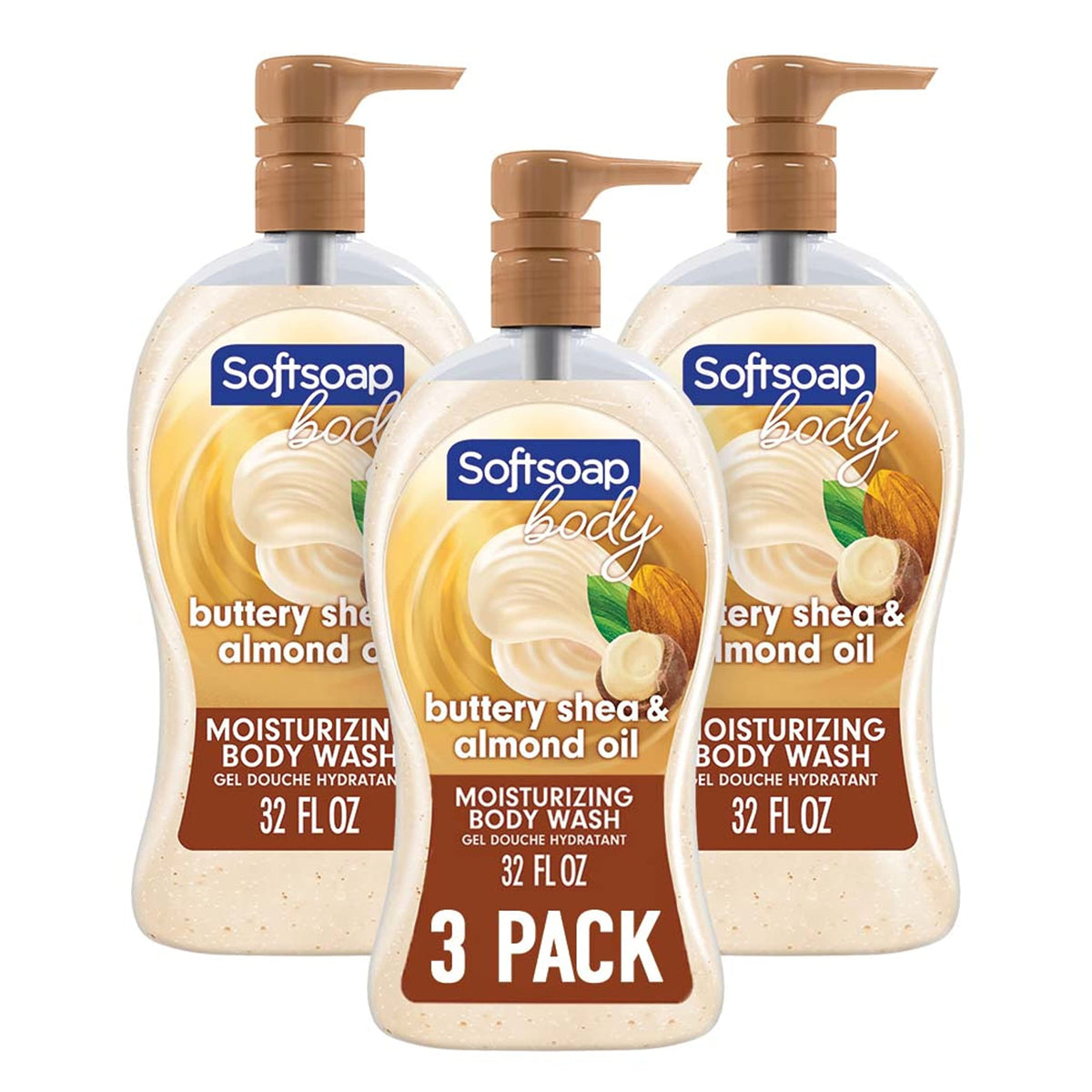 Softsoap Moisturizing Body Wash Pump 32oz front view
