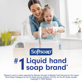 Softsoap Warm Vanilla Coconut Milk Hand Soap 6 pack display