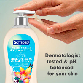 Softsoap Warm Vanilla Coconut Milk Hand Soap ingredients list