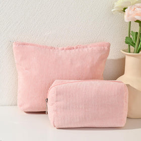 SOIDRAM corduroy makeup bag set packaging