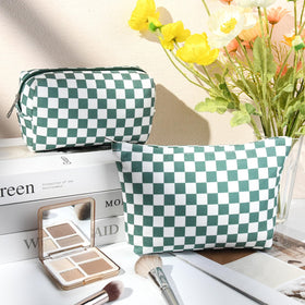 SOIDRAM large cosmetic bag open showing contents