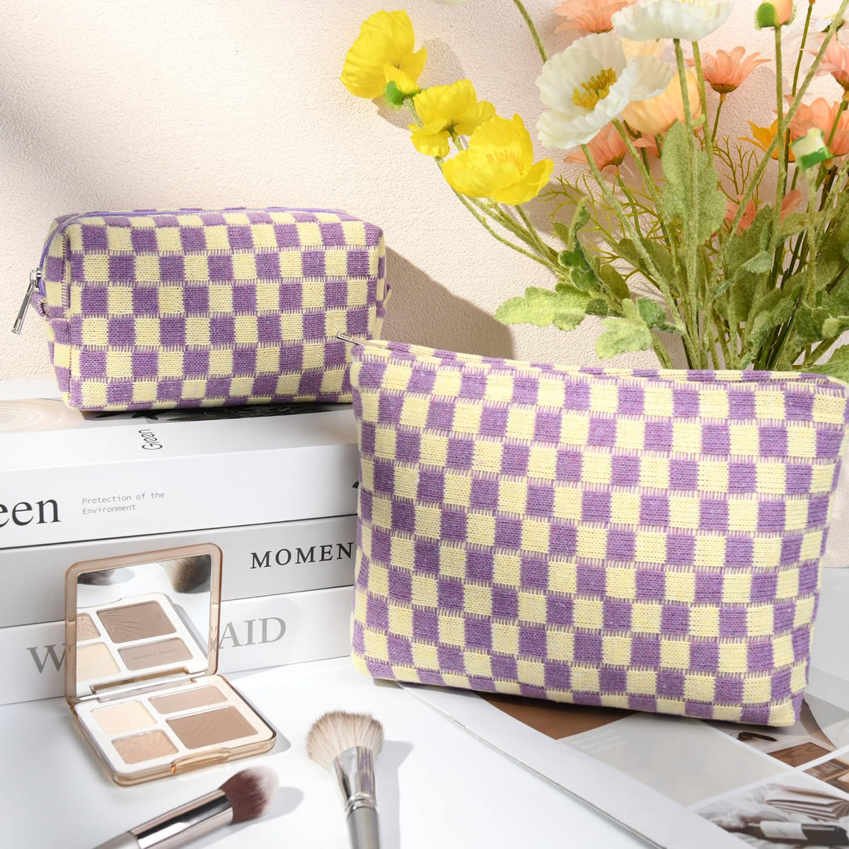 SOIDRAM large cosmetic bag open showing storage space