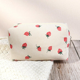 SOIDRAM large cosmetic bags stacked together