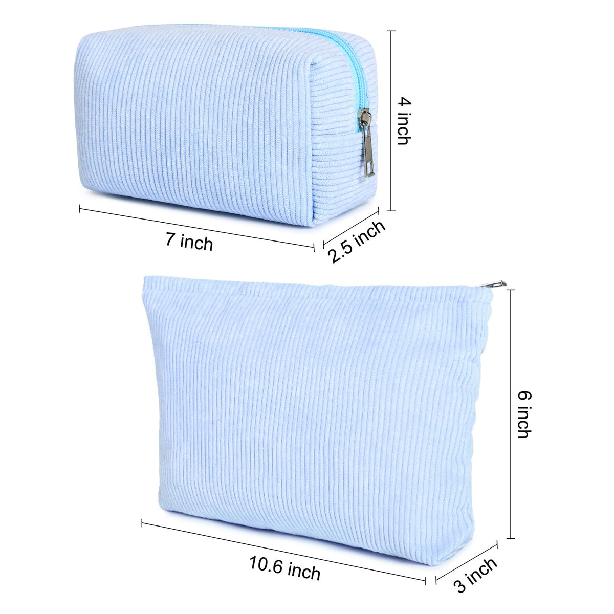 SOIDRAM makeup bag set displayed with cosmetics