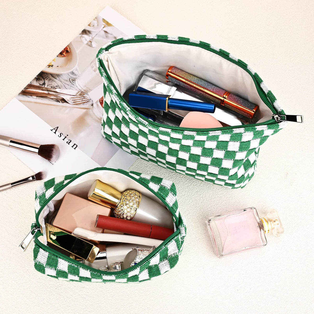 SOIDRAM makeup bag set packed with cosmetics