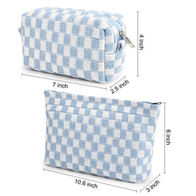 SOIDRAM makeup bag showing zipper detail