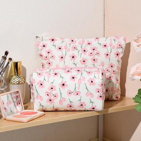 SOIDRAM makeup bag with zipper detail