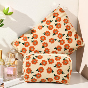 SOIDRAM makeup bags with travel toiletries inside