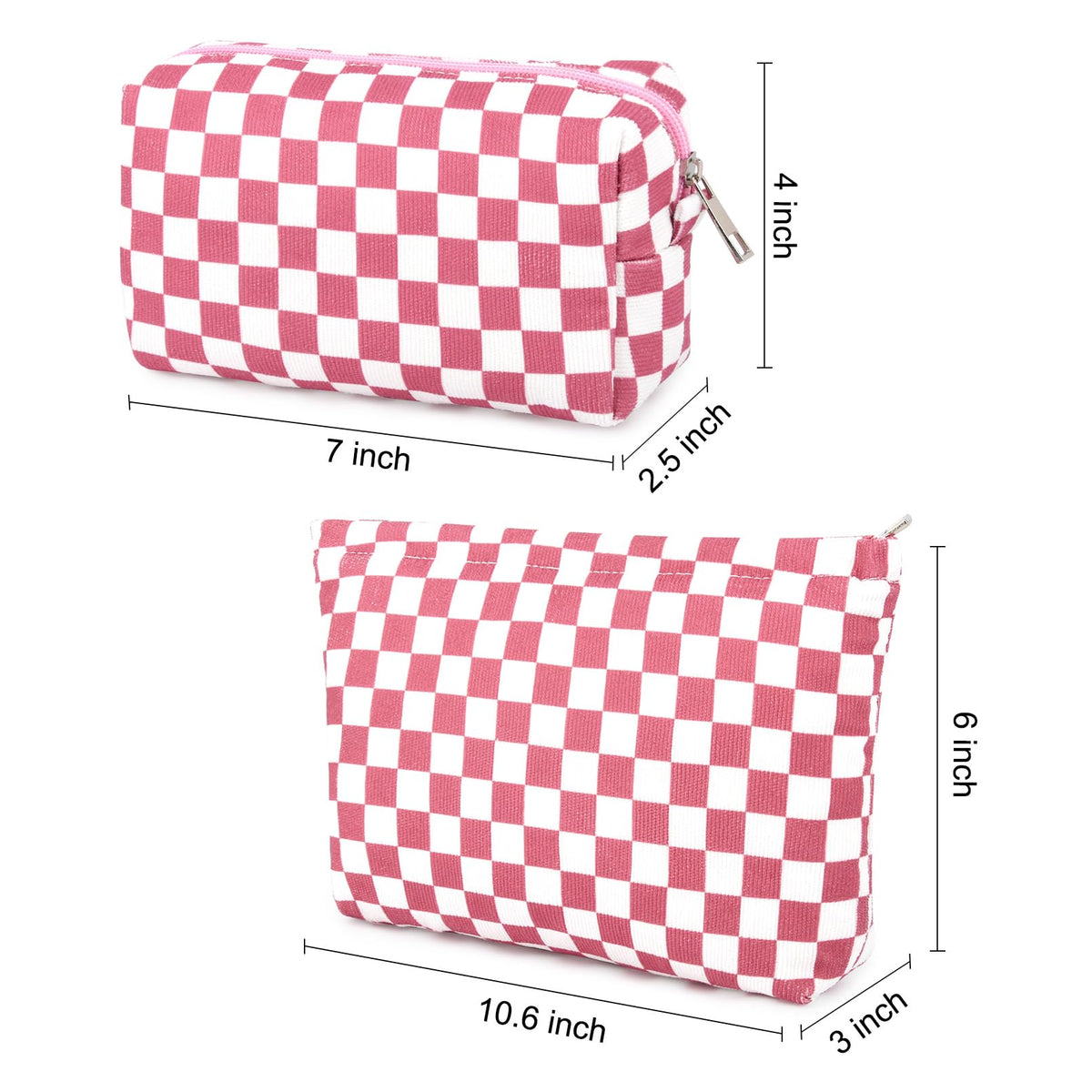 SOIDRAM makeup pouch open showing interior storage