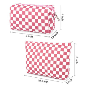 SOIDRAM makeup pouch open showing interior storage