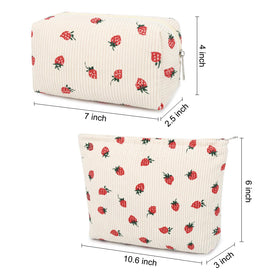 SOIDRAM toiletry bag side view with zipper