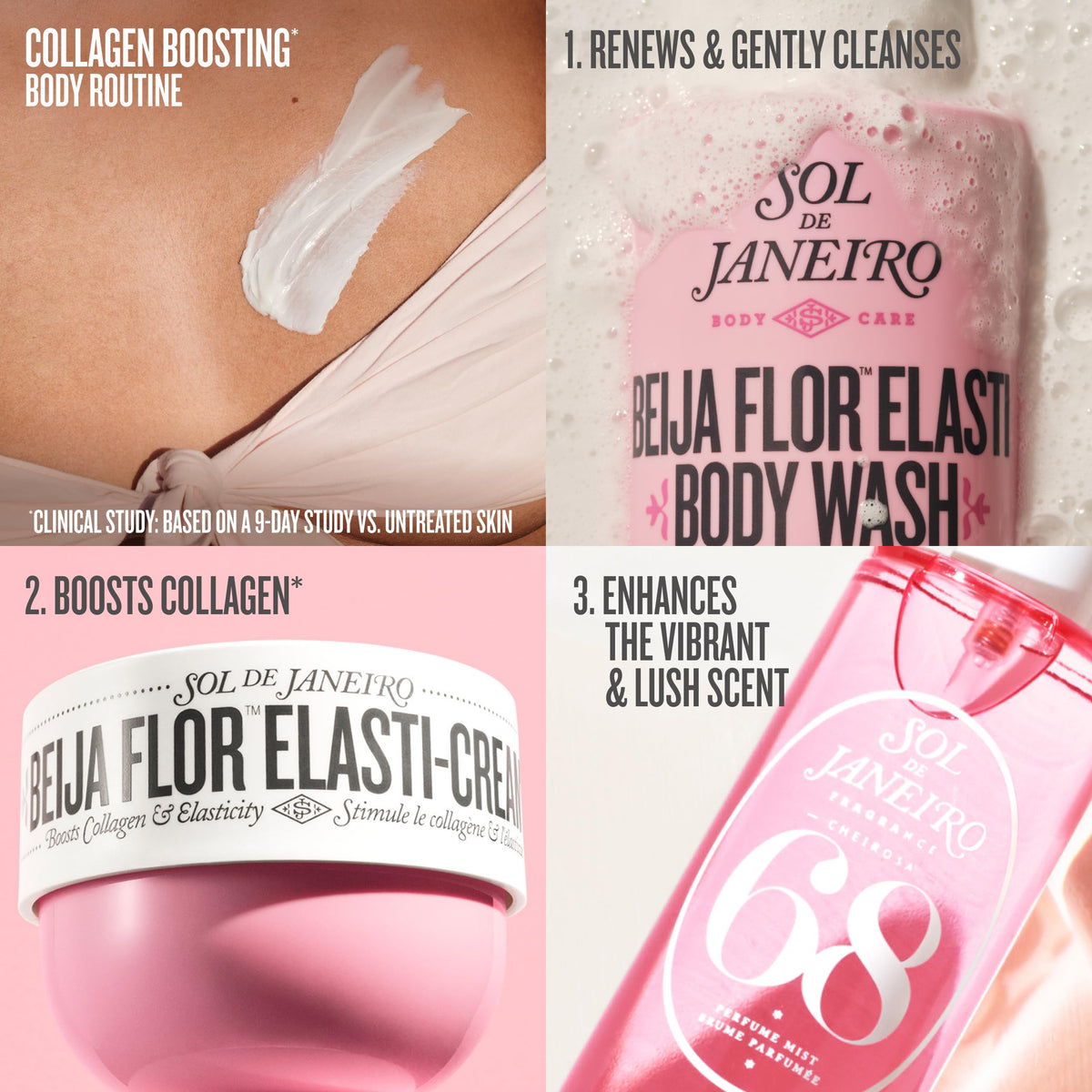 Sol de Janeiro Beija Flor Body Wash 385mL lifestyle scene