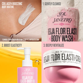 Sol de Janeiro Beija Flor Elasti-Body Oil 100 ml on a vanity