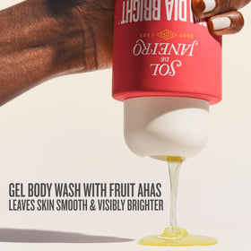 Sol de Janeiro Bom Dia Bright Body Wash 1L refill pouch back view