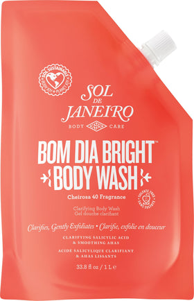Sol de Janeiro Bom Dia Bright Body Wash 1L refill pouch front view