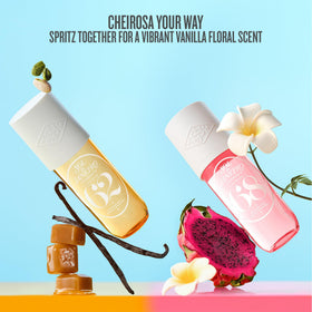 Sol de Janeiro Brazilian Crush Cheirosa '62 Body Mist on a vanity table