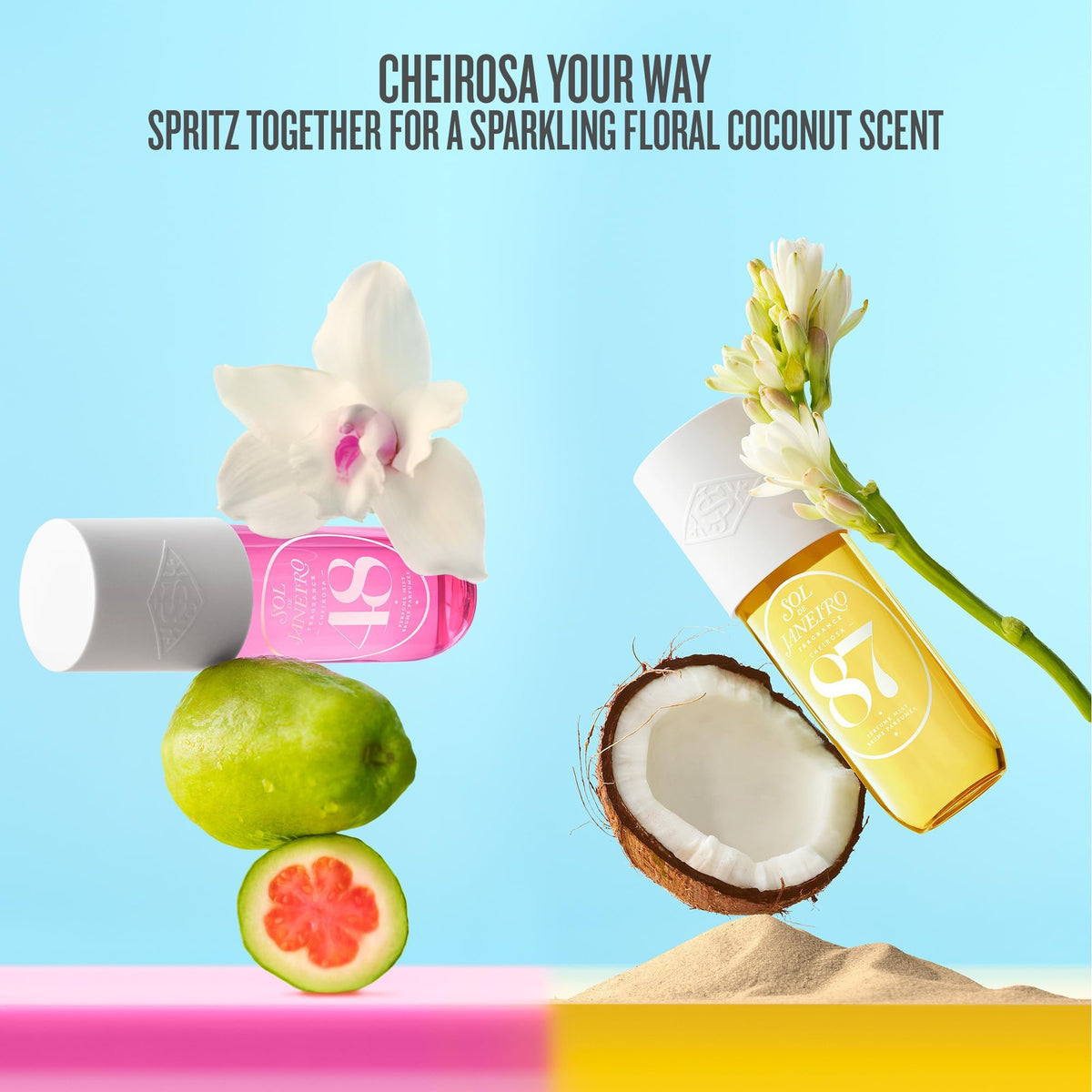 Sol de Janeiro Cheirosa Hair & Body Mist 90ml travel size with cap