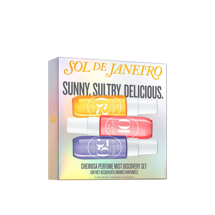 Sol de Janeiro Cheirosa Perfume Mist Discovery Set with three bottles