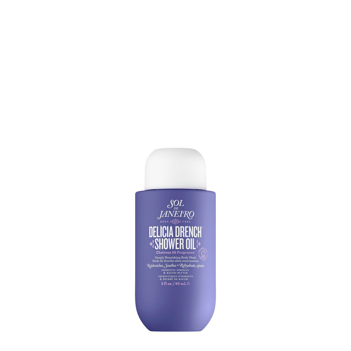 Sol de Janeiro Delícia Drench Shower Oil 3 fl oz front view