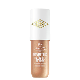 Sol de Janeiro Rio Sunset Glow Oil 75ml front view with champagne shimmer