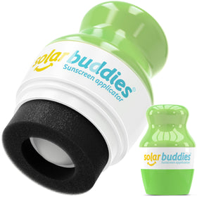 Solar Buddies Sunscreen Applicator front view in green