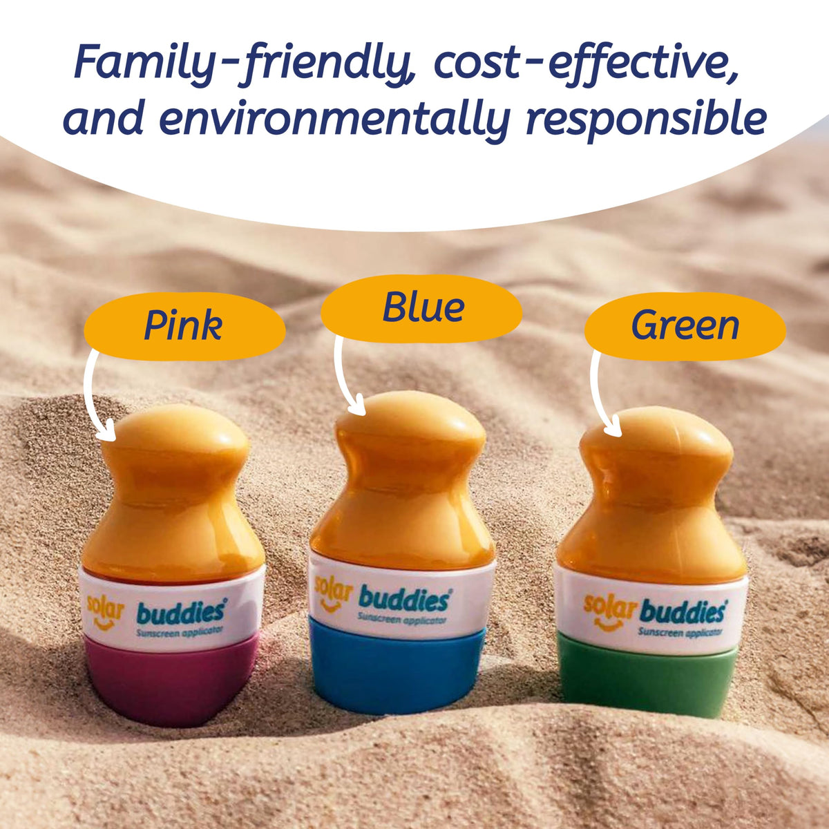 Solar Buddies Sunscreen Applicator packaging display