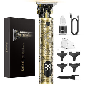 Solati Hair Clippers front view with titanium blades