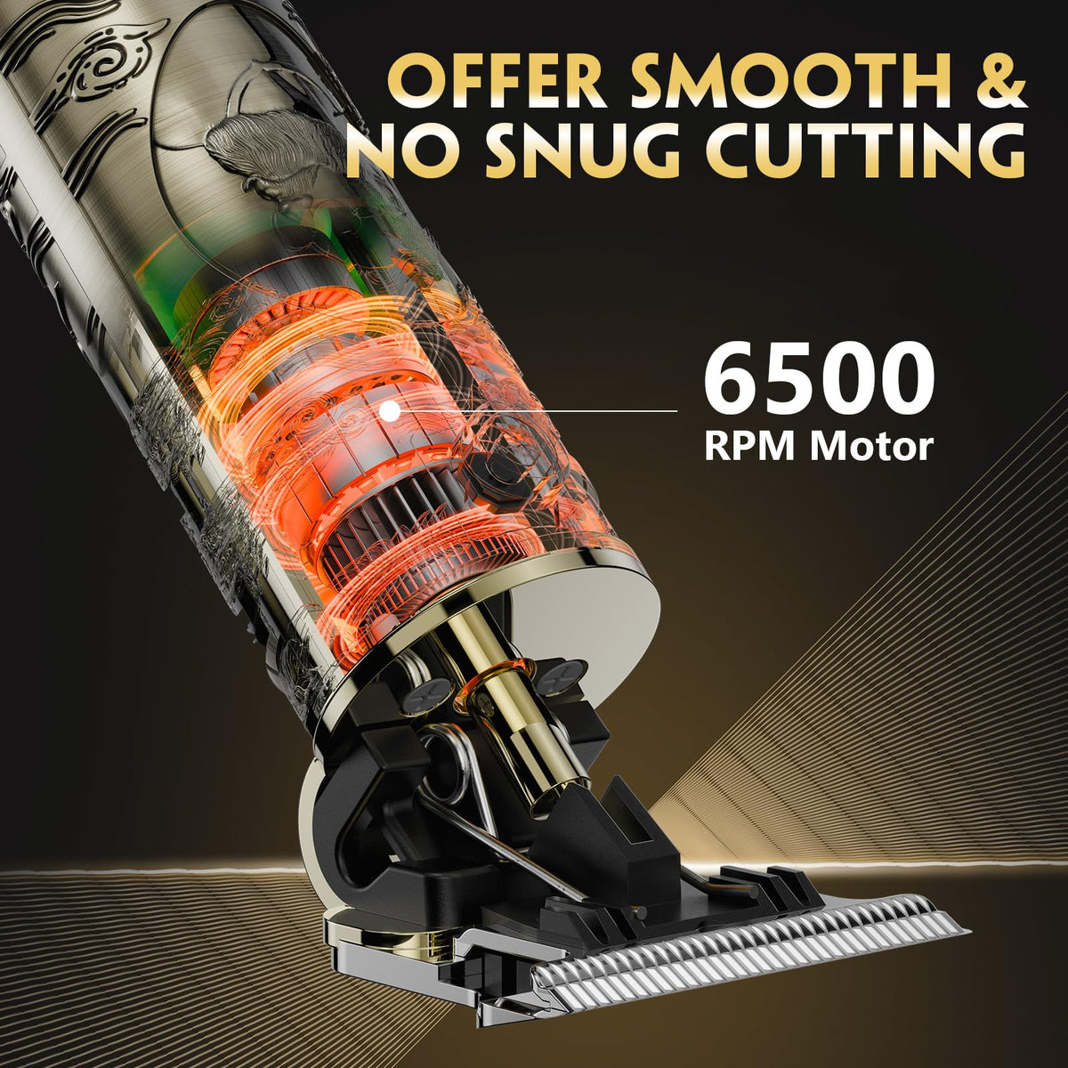 Solati Hair Clippers packaged with accessories