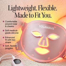 Solawave Light Therapy Face Mask packaging with product details