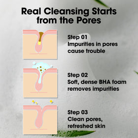 SOME BY MI Acne Clear Foam application on hand