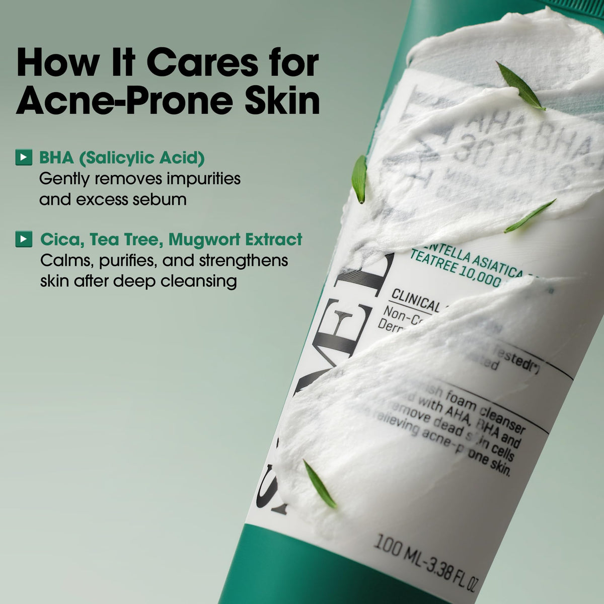 SOME BY MI Acne Clear Foam pump dispenser close-up