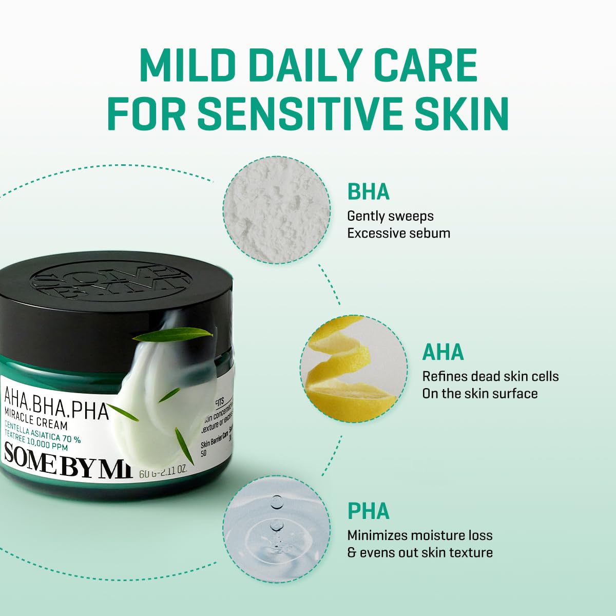 SOME BY MI AHA BHA PHA 30 Days Miracle Cream side view
