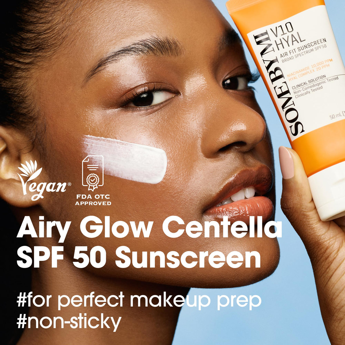 SOME BY MI V10 Hyal Air Fit Sunscreen SPF 50 back view