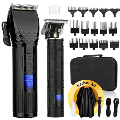 Soonsell Men Cordless Hair Clipper front view with T-Blade