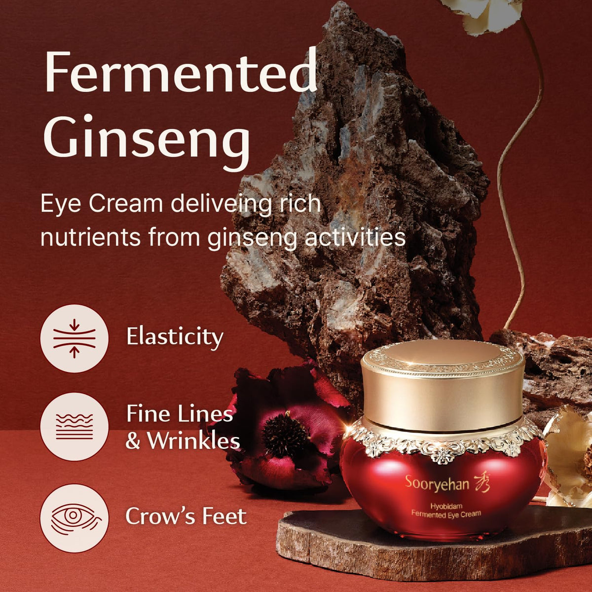 Sooryehan Hyobidam Eye Cream texture close-up