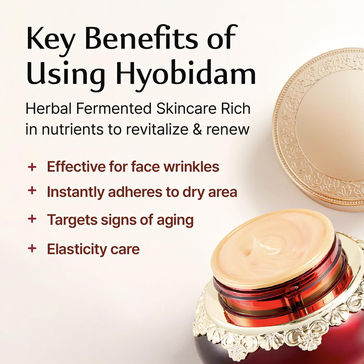 Sooryehan Hyobidam Eye Cream with herbal ingredients