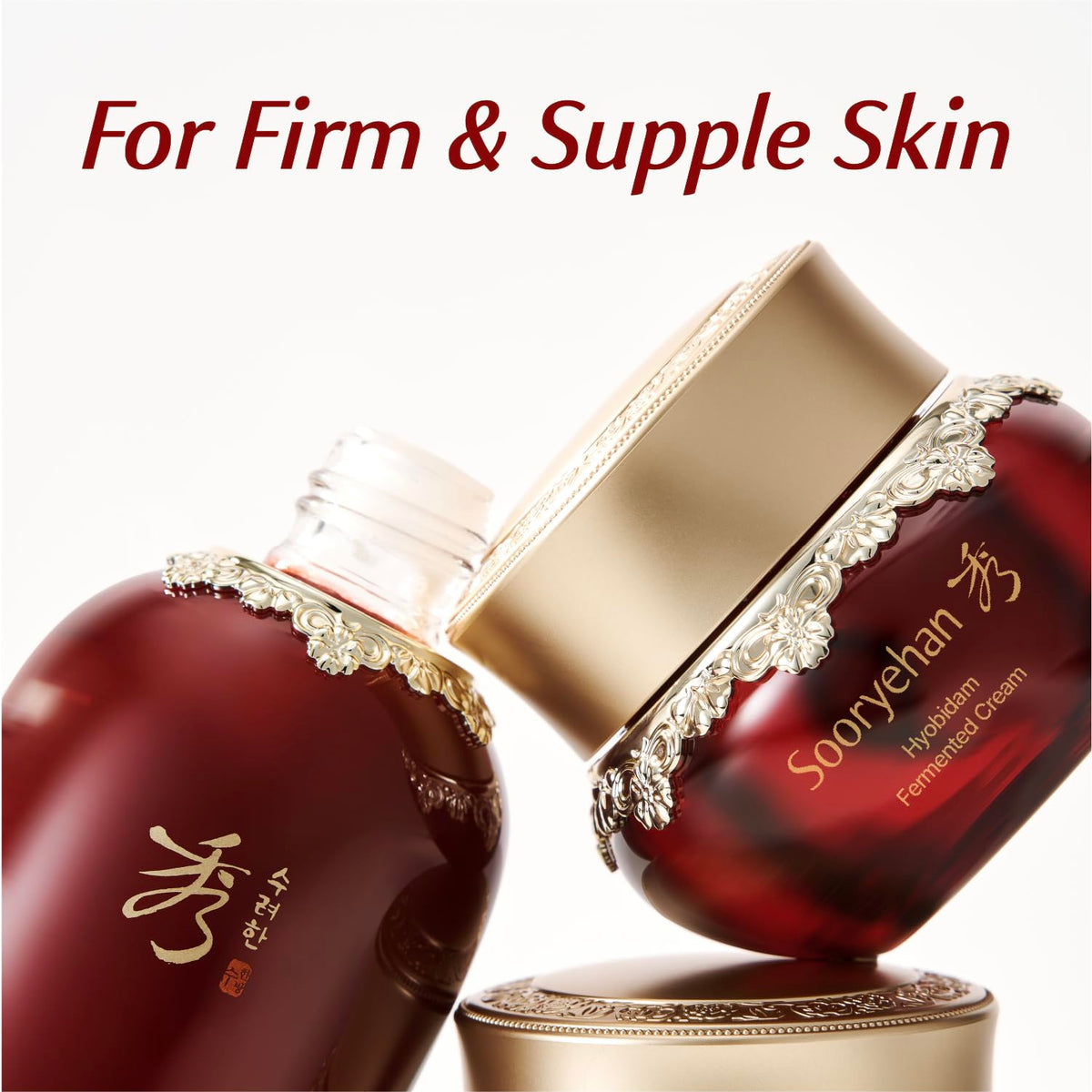 Sooryehan Hyobidam Fermented Cream application on skin