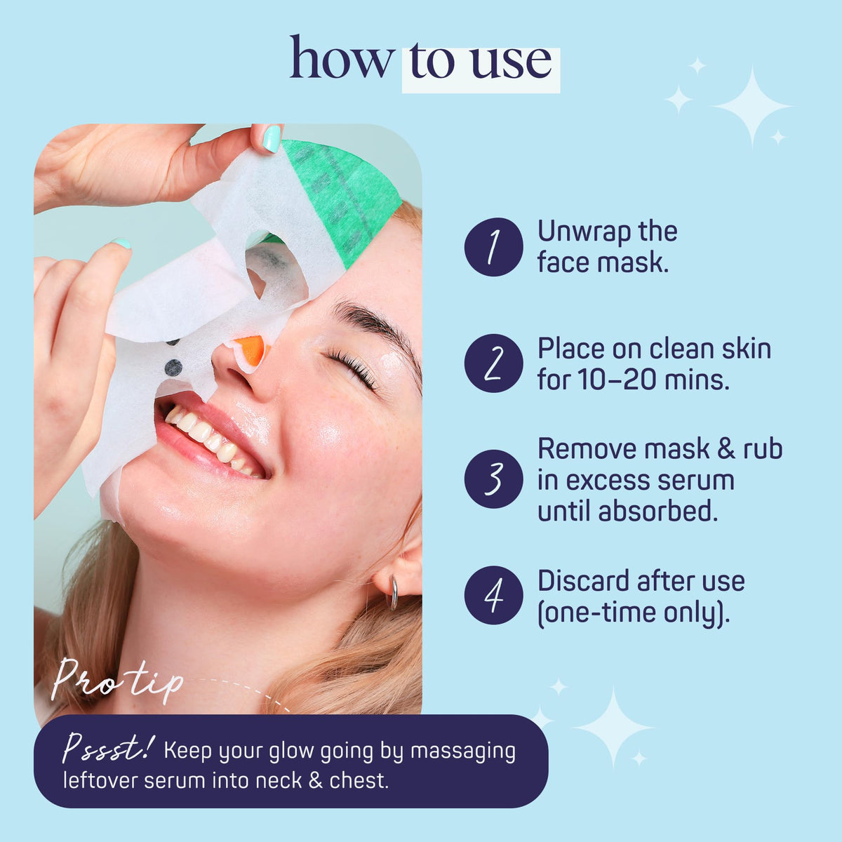 Soothe Elf mask with peppermint extract