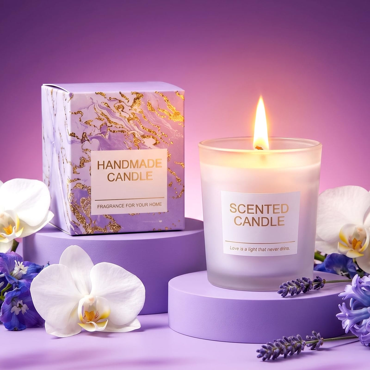 Soothing bath salts and indulgent bath bombs in BodyRefresh Lavender Spa Gift Basket