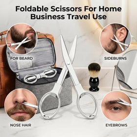 Sosoon grooming kit components laid out on a wooden surface